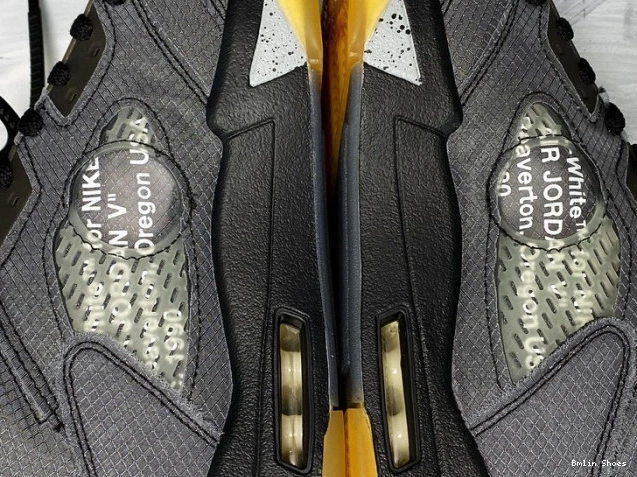 Bmlin Shoes Off-White Air CT8480-001 Black x 5 Jordan 0820